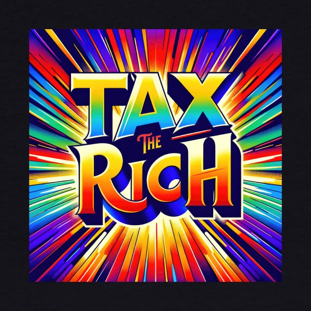Tax the Rich - Labor Movement Solidarity Design by Voices of Labor